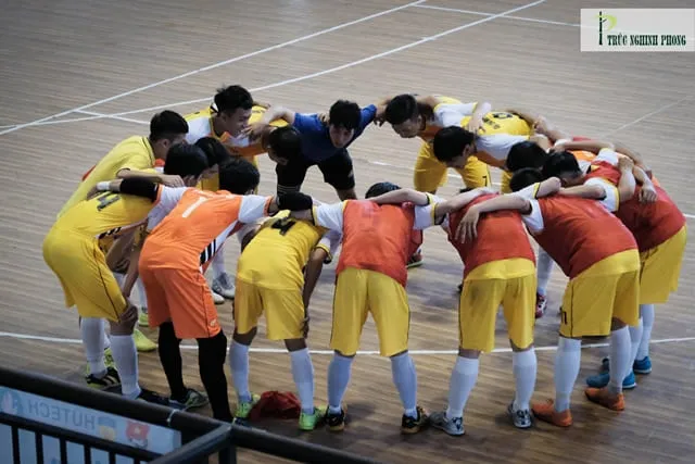Các vận đồng viên giải bóng Futsal sinh viên Hutech lần 3 -2019