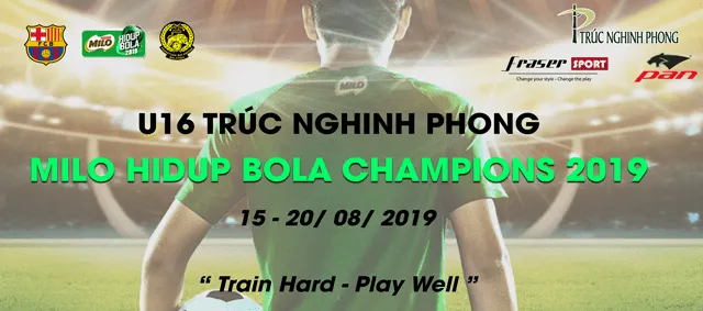 Tuyển chọn cầu thủ U16 Trúc Nghinh Phong cho giải đấu Malay